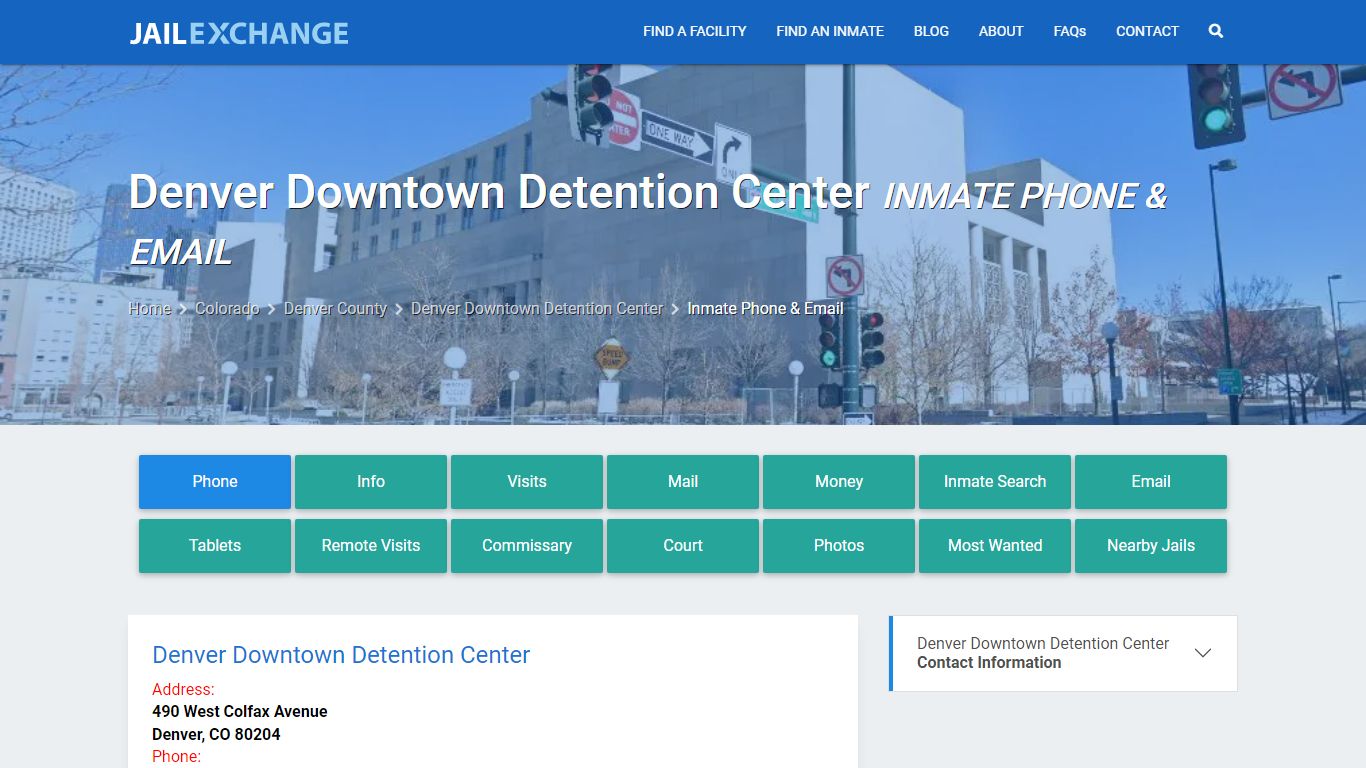 Inmate Phone - Denver Downtown Detention Center, CO - Jail Exchange